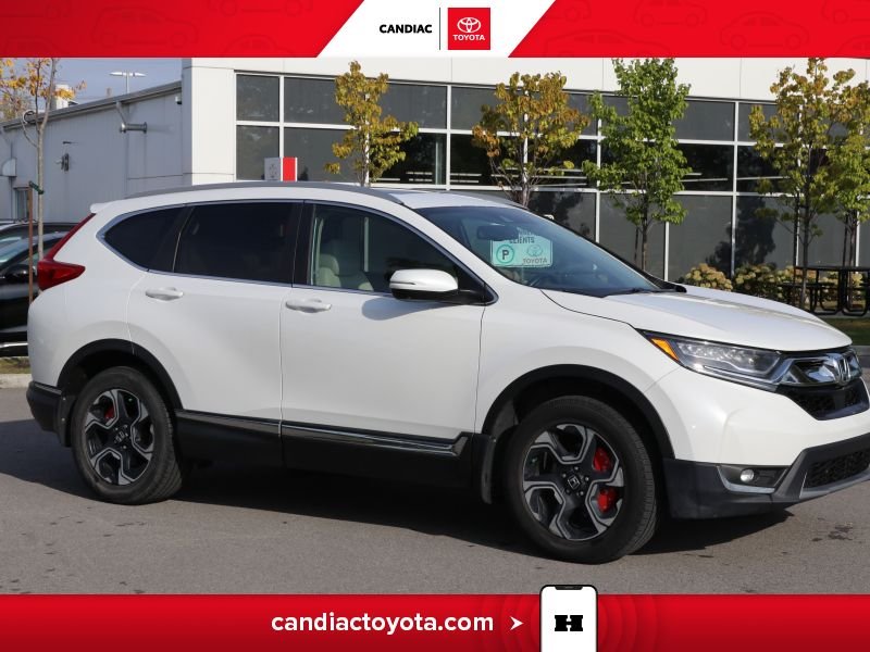 Honda CRV Touring AWD - CUIR - TOIT OUVRANT - HAYON ÉLECT 2019 Blanc