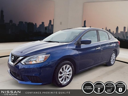 Nissan Sentra SV | AUTOMATIQUE | CLIMATISATION | GROUPE ÉLECTRIQUE | 110 719 KM 2019 Bleu