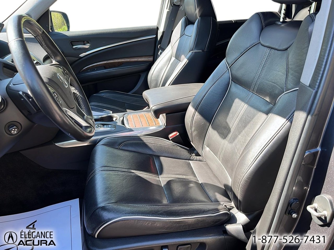 Acura MDX Elite Pkg | 26047A 2017 Gris Granby - photo #12