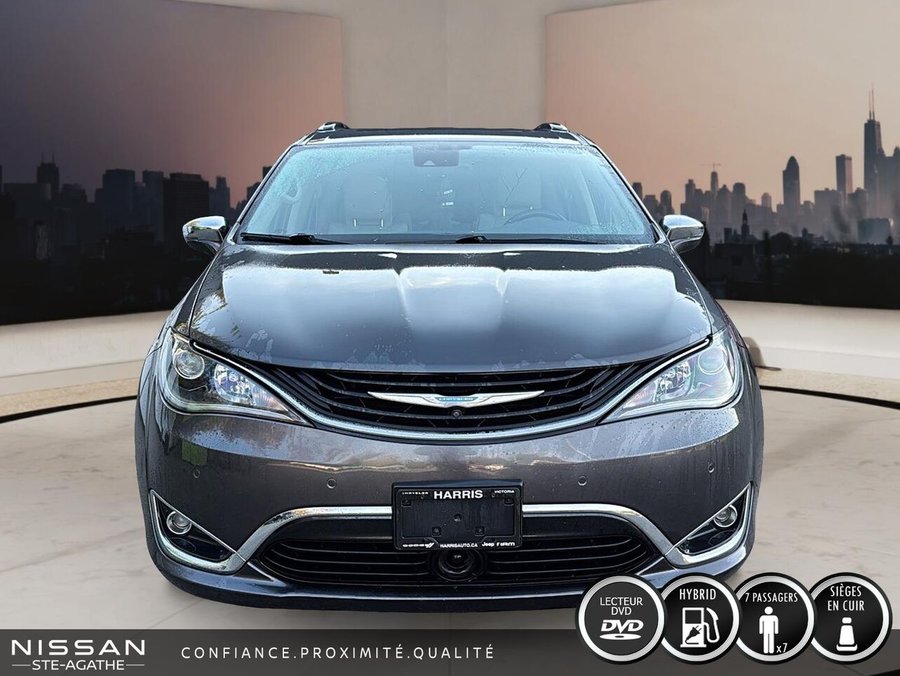 2018 Chrysler Pacifica Hybrid LIMITED | HYBRIDE RECHARGEABLE | CUIR | TV/DVD | SIÈGES VENTILÉS | CARPLAY Grey