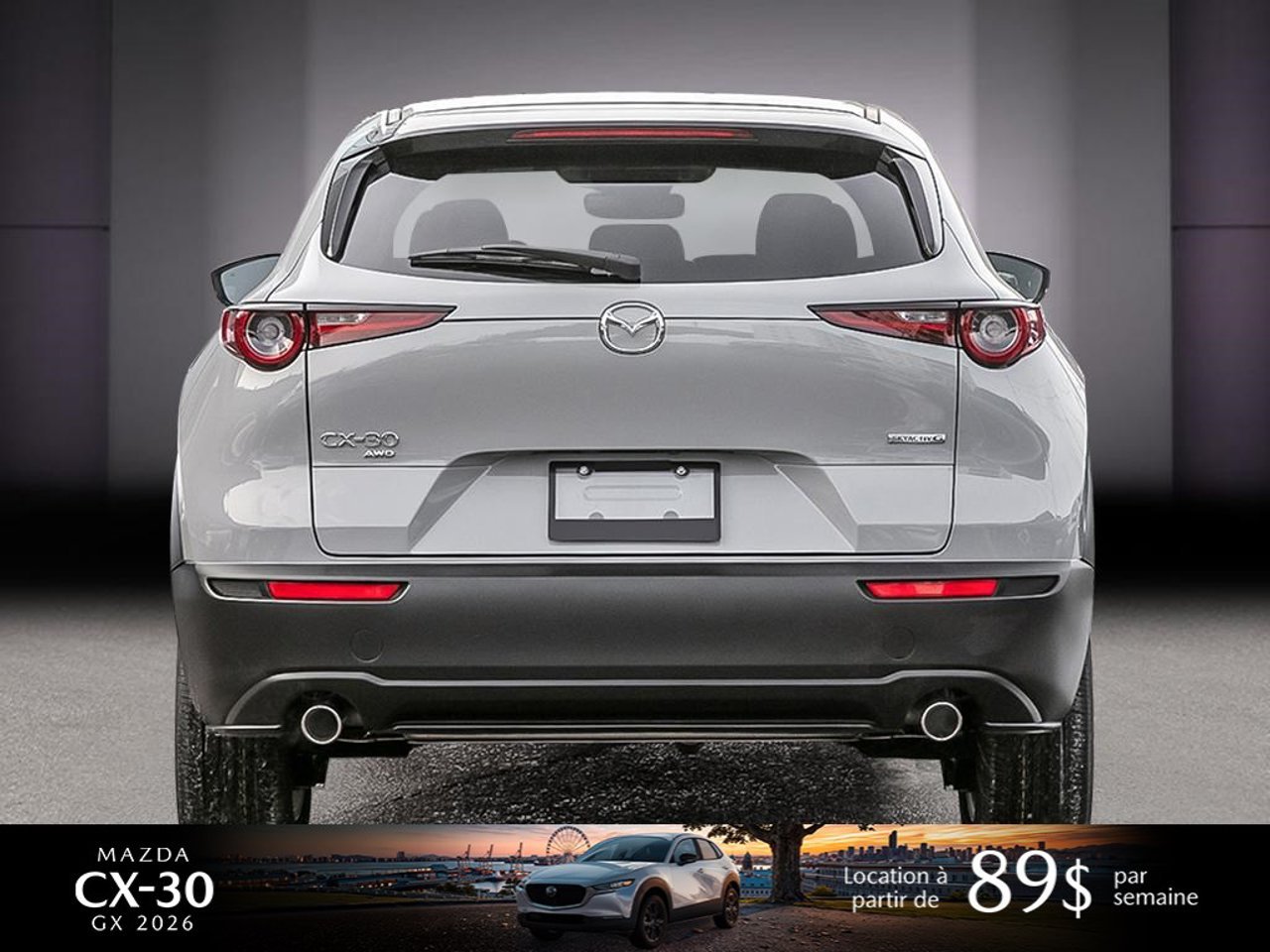 2026 Mazda CX-30 3MVDMBCL3TM239260 Aero Grey Metallic Mirabel - photo #4