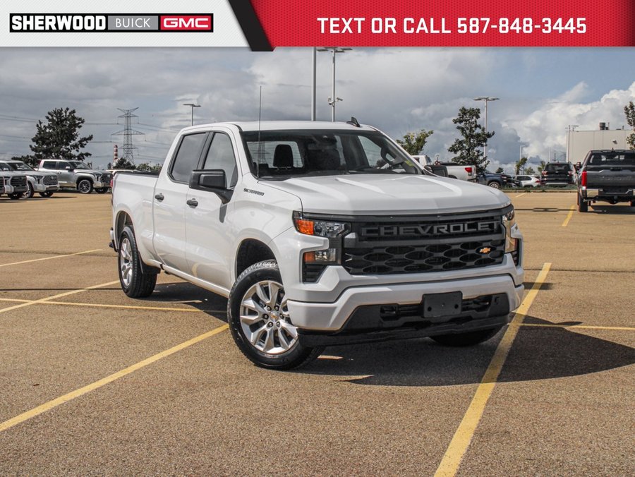 2025 Chevrolet Silverado 1500 Custom 2.7T 6'6 Box | Remote Start White