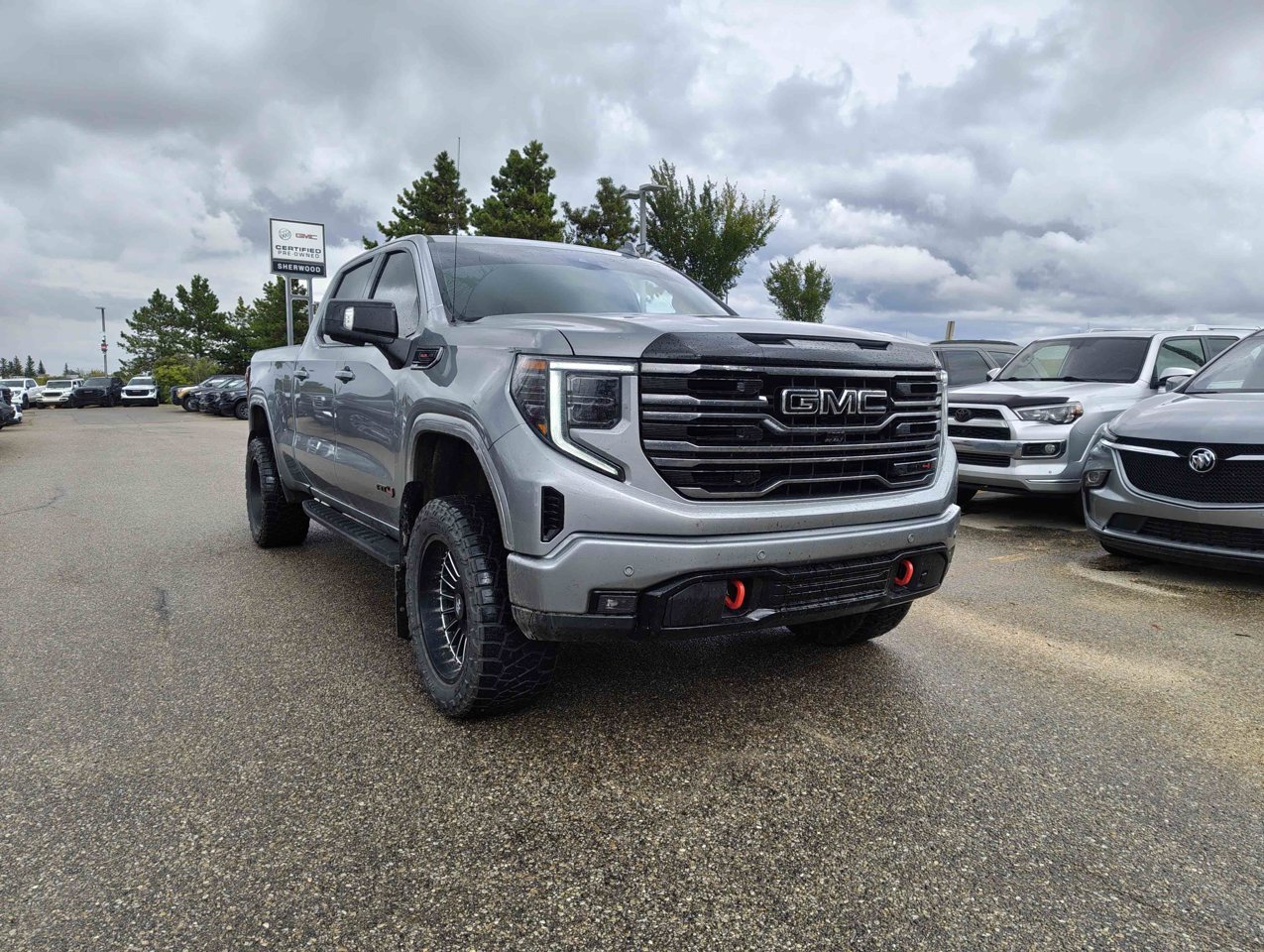 2025 GMC Sierra 1500 4WD Crew Cab 157 AT4 Grey Sherwood Park - photo #2