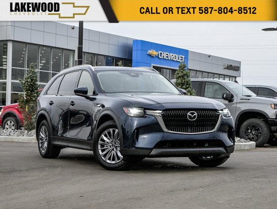 2025 Mazda CX-90 MHEV GS-L MHEV AWD 3.3L 7 Passenger | Power Sunroof Blue