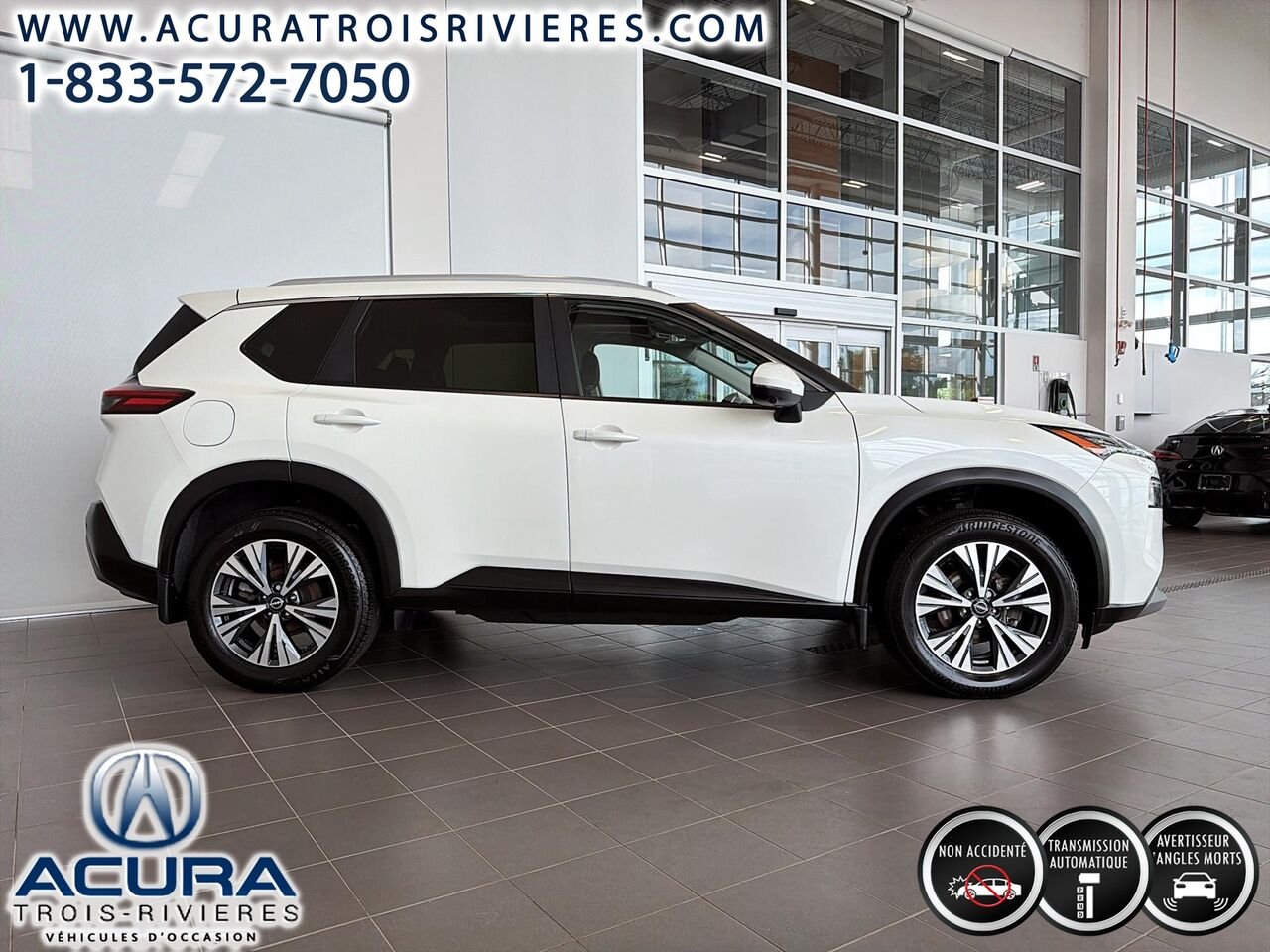 2023 Nissan Rogue SV AWD White Trois-Rivières - photo #1