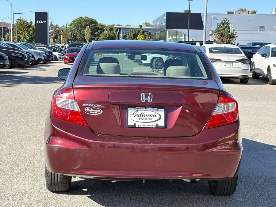 Honda Civic EX 2012 Rouge