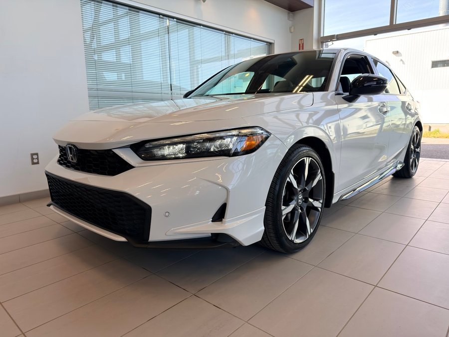 2025 Honda Civic Sedan Hybrid SPORT TOURING White