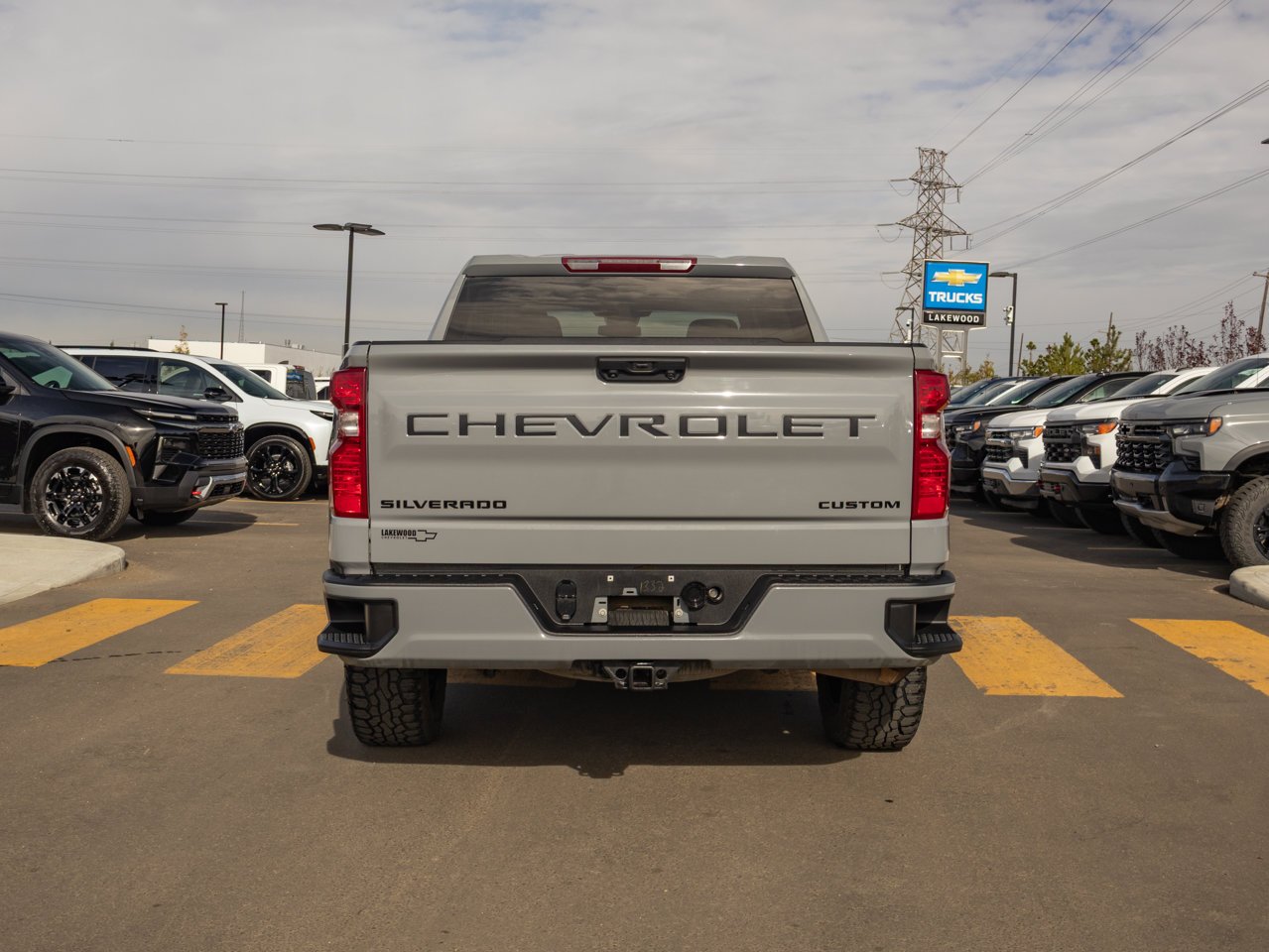 2024 Chevrolet Silverado 1500 4WD Crew Cab 147 Custom Grey Sherwood Park - photo #8