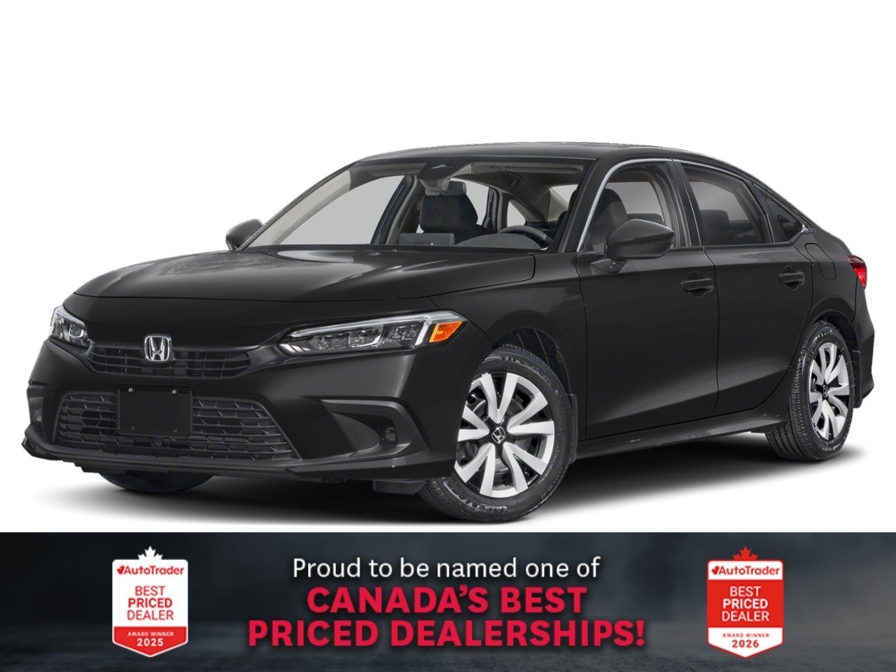Honda Civic Berline LX-B CVT Sedan 2024 Black Ottawa & Gatineau - photo #0