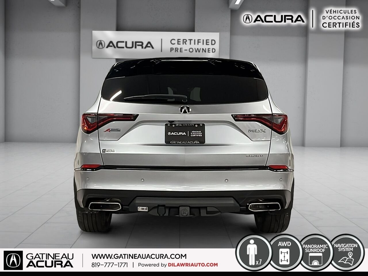 Acura MDX A-Spec SH-AWD 2023 Argent Gatineau - photo #16