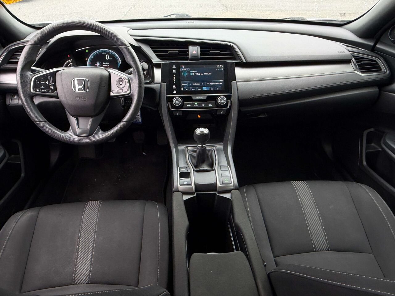 Honda Civic LX 2018 Noir Gatineau - photo #14