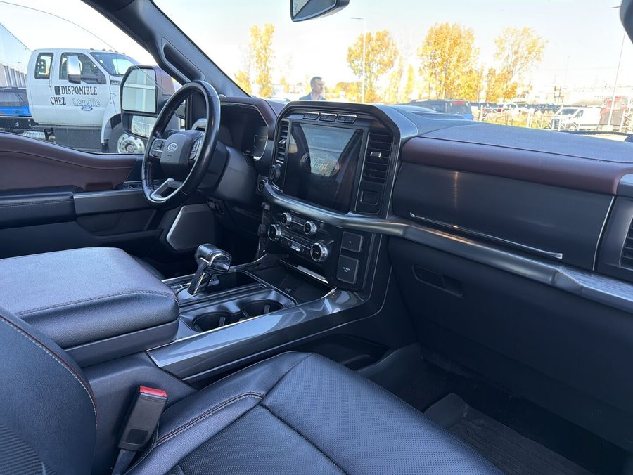 Ford F-150 LARIAT 5.0L ** 502A ** SPORT ** TOIT PANO ** FX4 20P ** PRO POWER 2KW ** B&O ** 6,5 pi 6,5 pi 2022 Blanc