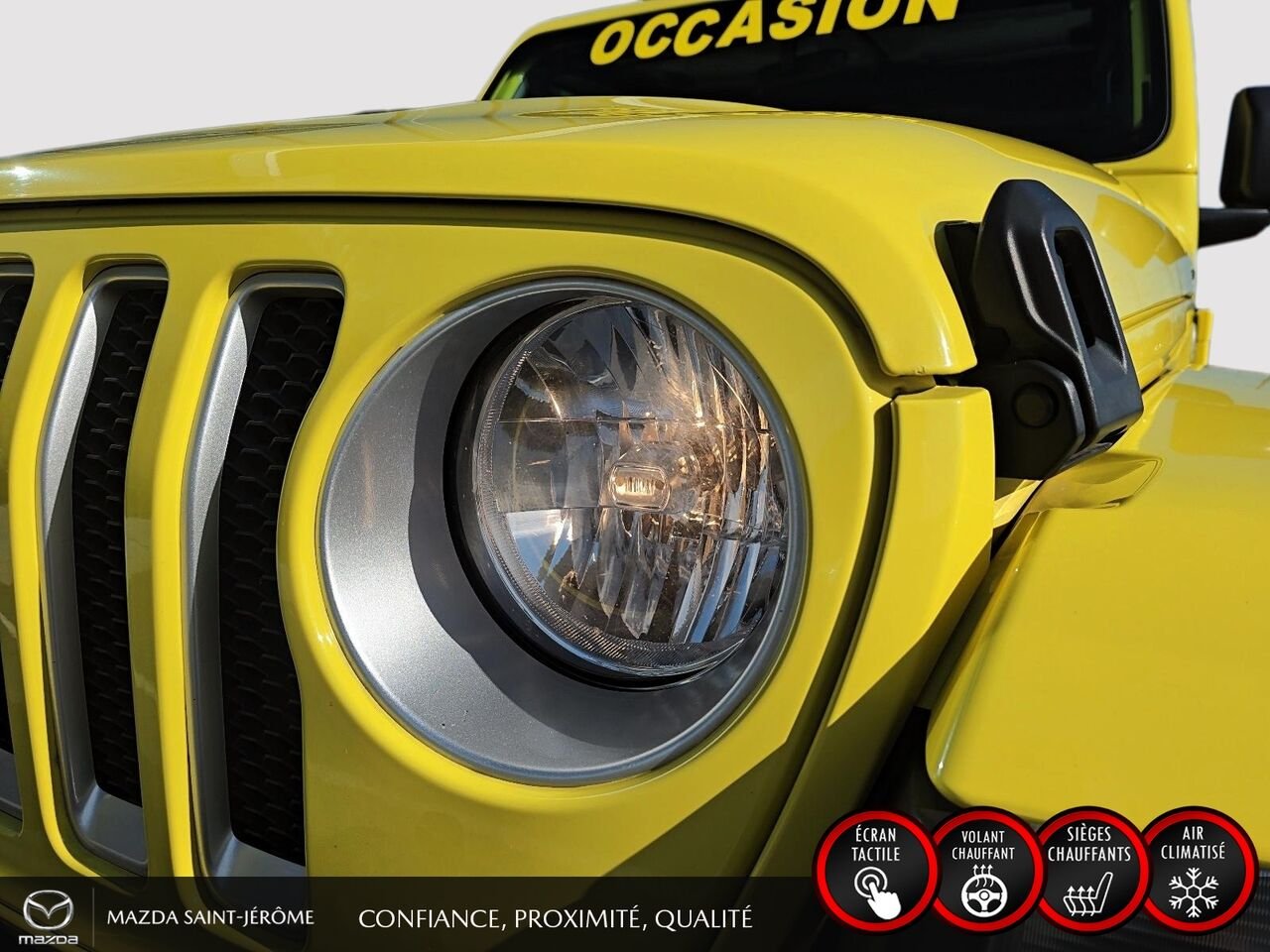 2023 Jeep Wrangler Yellow Saint-Jérôme - photo #1