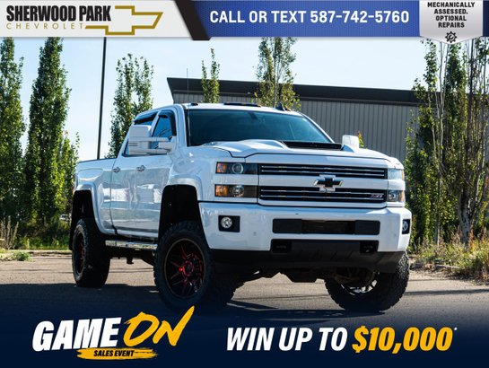 2018 Chevrolet Silverado 3500HD LT Custom Sport 6.6L Duramax Z71 | Lift Kit White