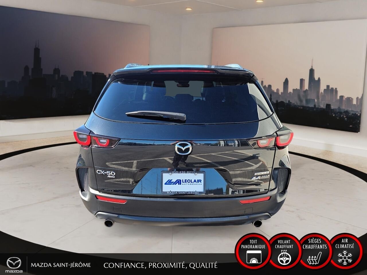 Mazda CX-50 GS-L | 1 PROPRIÉTAIRE | JAMAIS ACCIDENTÉ | TOIT PANORAMIQUE | CUIR | AWD 2025 Noir Saint-Jérôme - photo #6