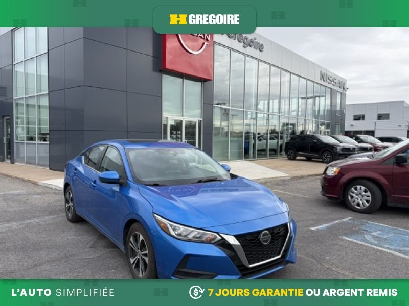 Nissan Sentra SV DEM. A DISTANCE SIEGES CHAUFFANTS APPLE CARPLAY 2021 Bleu