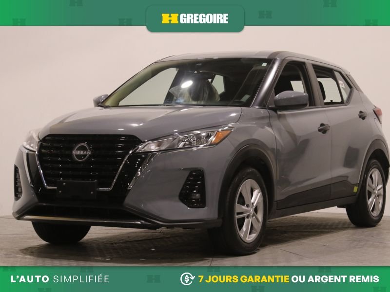 2025 Nissan Kicks S AUTO AC GR ELECT CAMERA DE RECUL BLEUTOOTH Grey