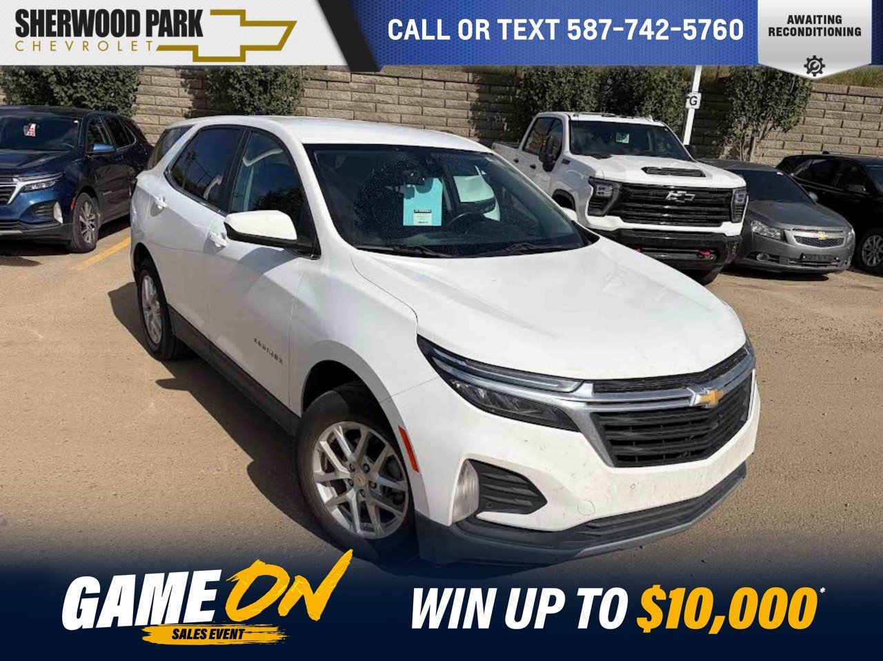 2022 Chevrolet Equinox AWD 4dr LT w/1LT White Sherwood Park - photo #0