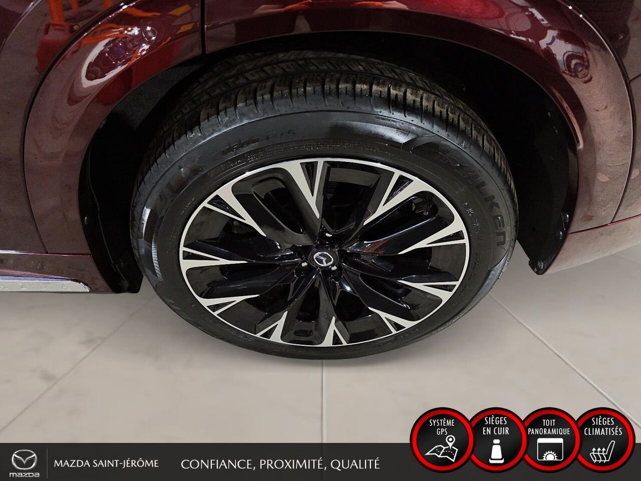Mazda CX-90 hybride léger SIGNATURE TI | 1 PROPRIÉTAIRE | JAMAIS ACCIDENTÉ | HYBRIDE LÉGER | TOIT PANORAMIQUE | CUIR NAPPA 2024 Rouge Saint-Jérôme - photo #10