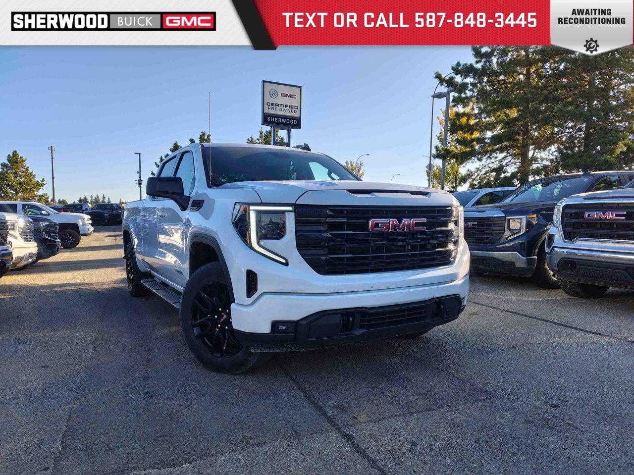 2023 GMC Sierra 1500 4WD Crew Cab 157 Elevation White Sherwood Park - photo #0