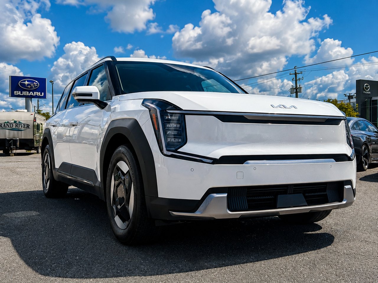 Kia EV9 2024 Blanc Granby - photo #8