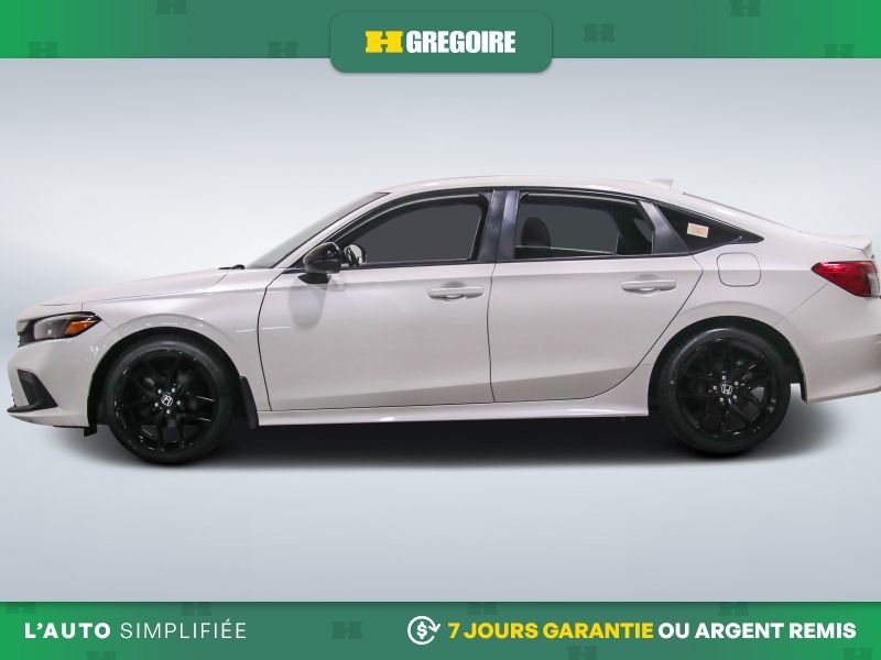 Honda Civic Sport-B AUTO AC CUIR TOIT MAGS CAM RECUL BLEUTOOTH 2023 Blanc