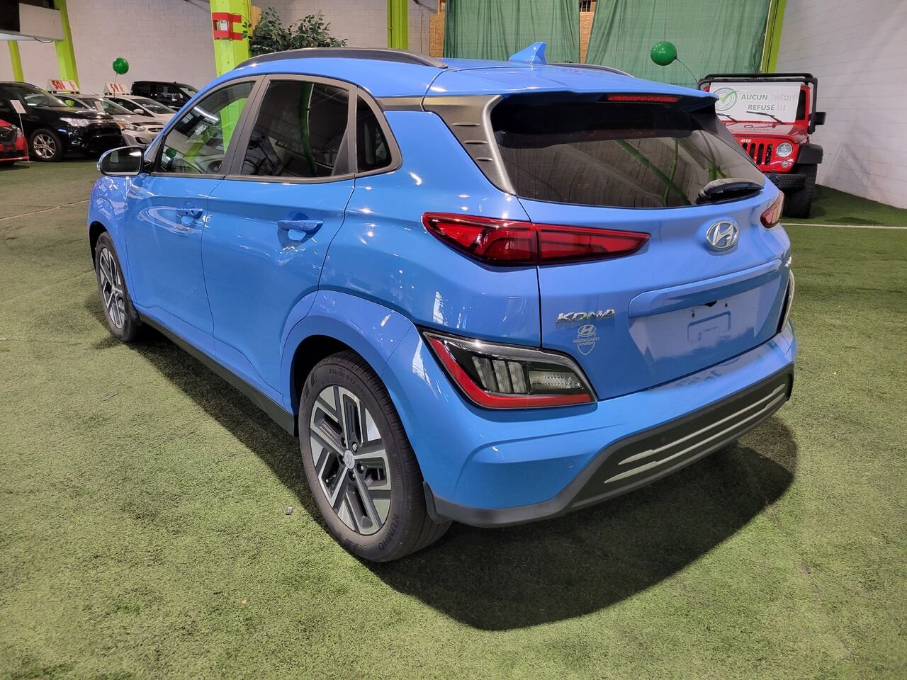 2022 Hyundai Kona Electric Blue  - photo #3