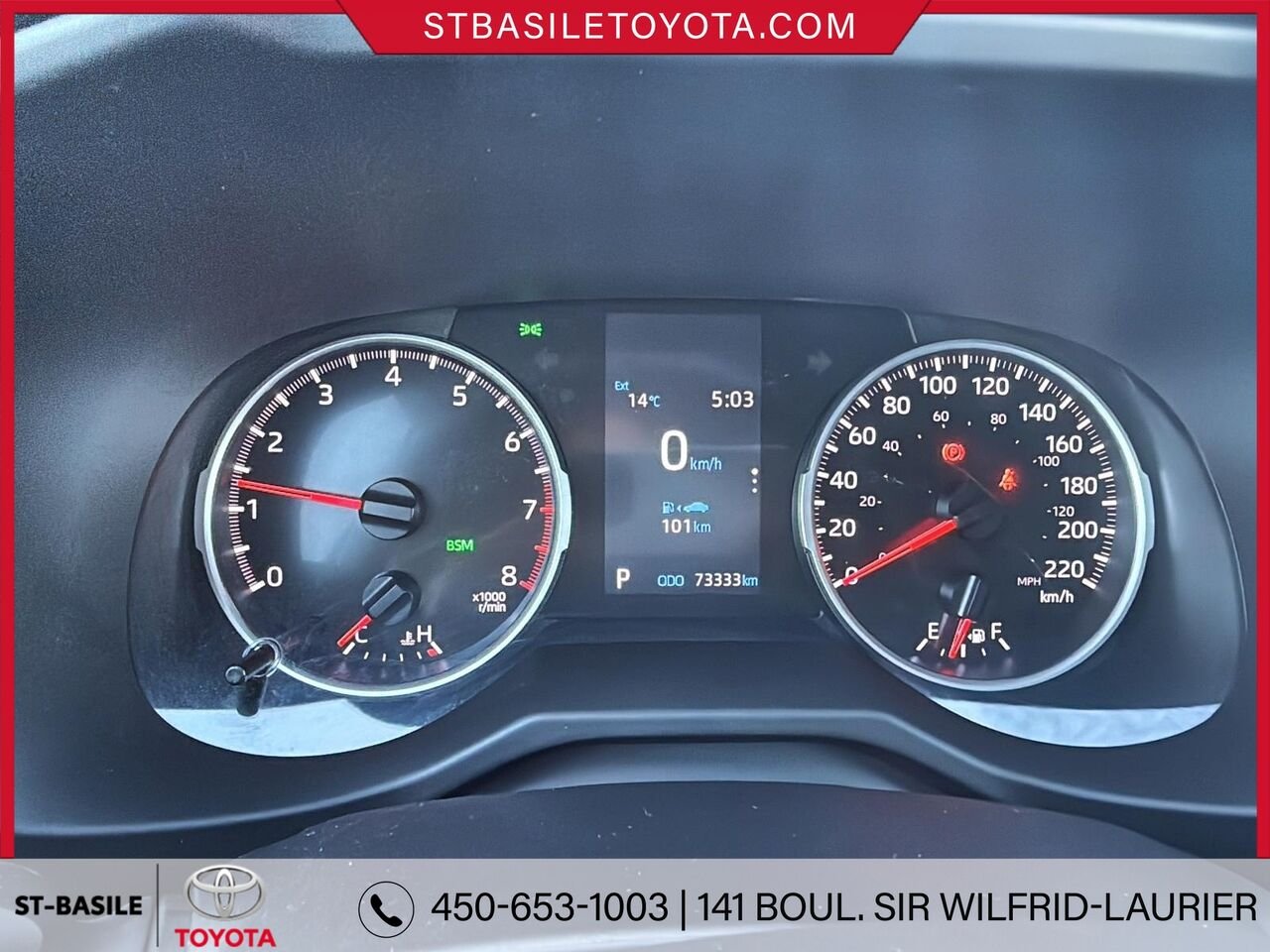 2022 TOYOTA RAV4 Grey Saint-Basile-le-Grand - photo #15