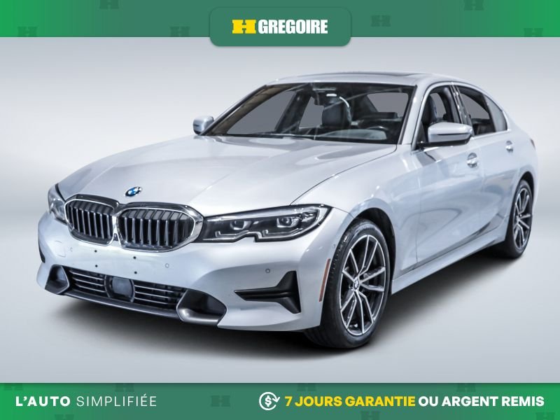 BMW 330I 330i xDrive AUTO AC CUIR TOIT NAV MAGS CAM RECULE 2019 Argent