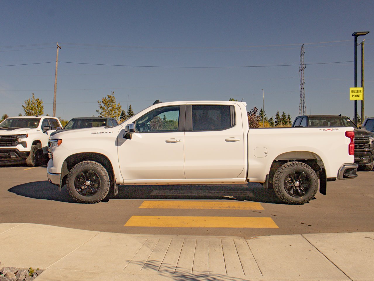 2023 Chevrolet Silverado 1500 4WD Crew Cab 147 LT White Sherwood Park - photo #6