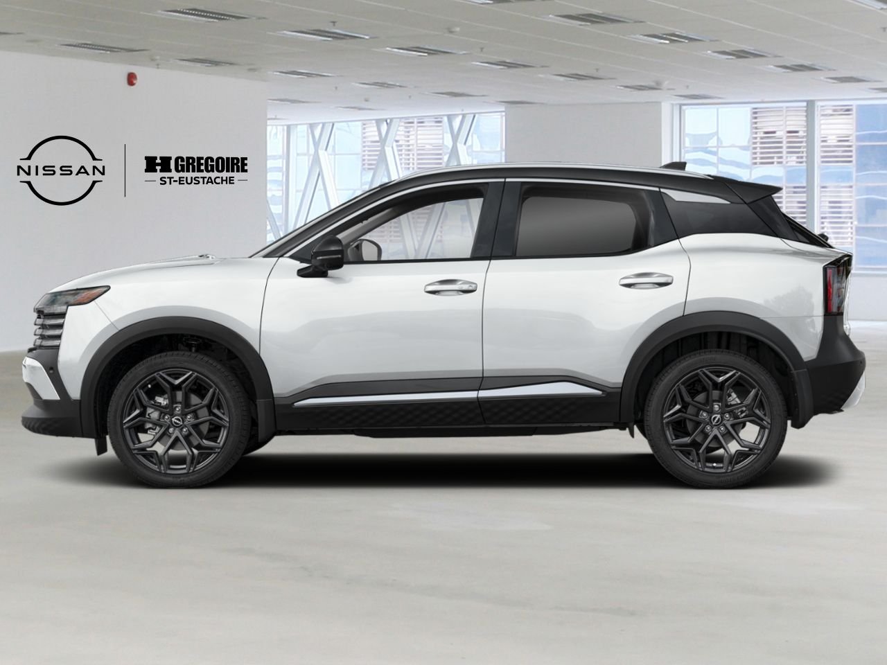 2026 Nissan Kicks Aspen White TriCoat/Super Black Saint-Eustache - photo #1