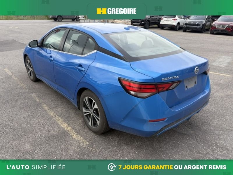 Nissan Sentra 823823 | SV DEM. A DISTANCE SIEGES CHAUFFANTS APPLE CARPLAY 2021 Bleu Laval - photo #7