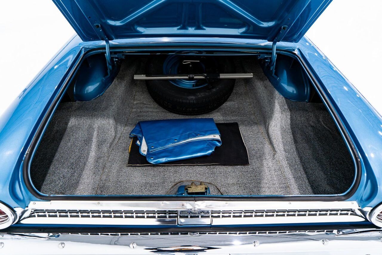 1963 Ford Galaxie 500 *PRIX EN USD* 406 Cu In TriPower 4-Speed Convertible Blue Montreal - photo #54