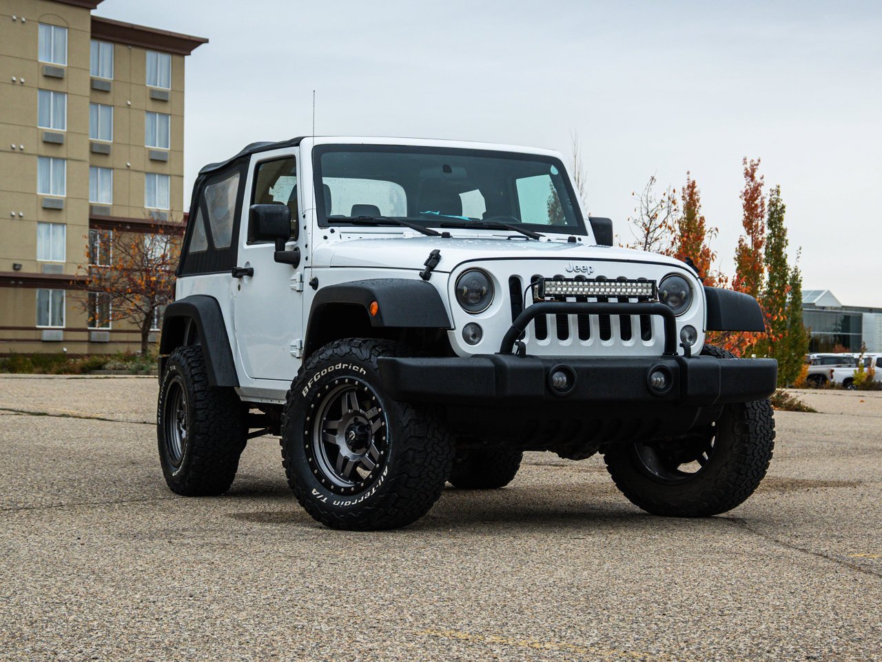 2017 Jeep Wrangler 4WD 2dr Sport White Sherwood Park - photo #1