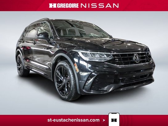 2023 Volkswagen Tiguan Comfortline R-Line Black Edition AWD CUIR TOIT PAN Black