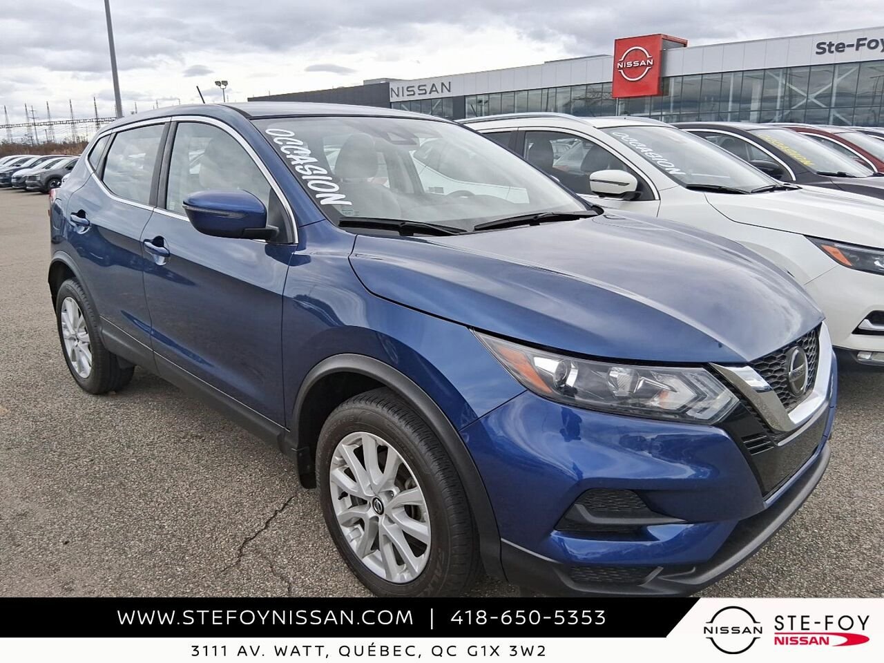 Nissan Qashqai S 2021 Bleu Ste-Foy - photo #0