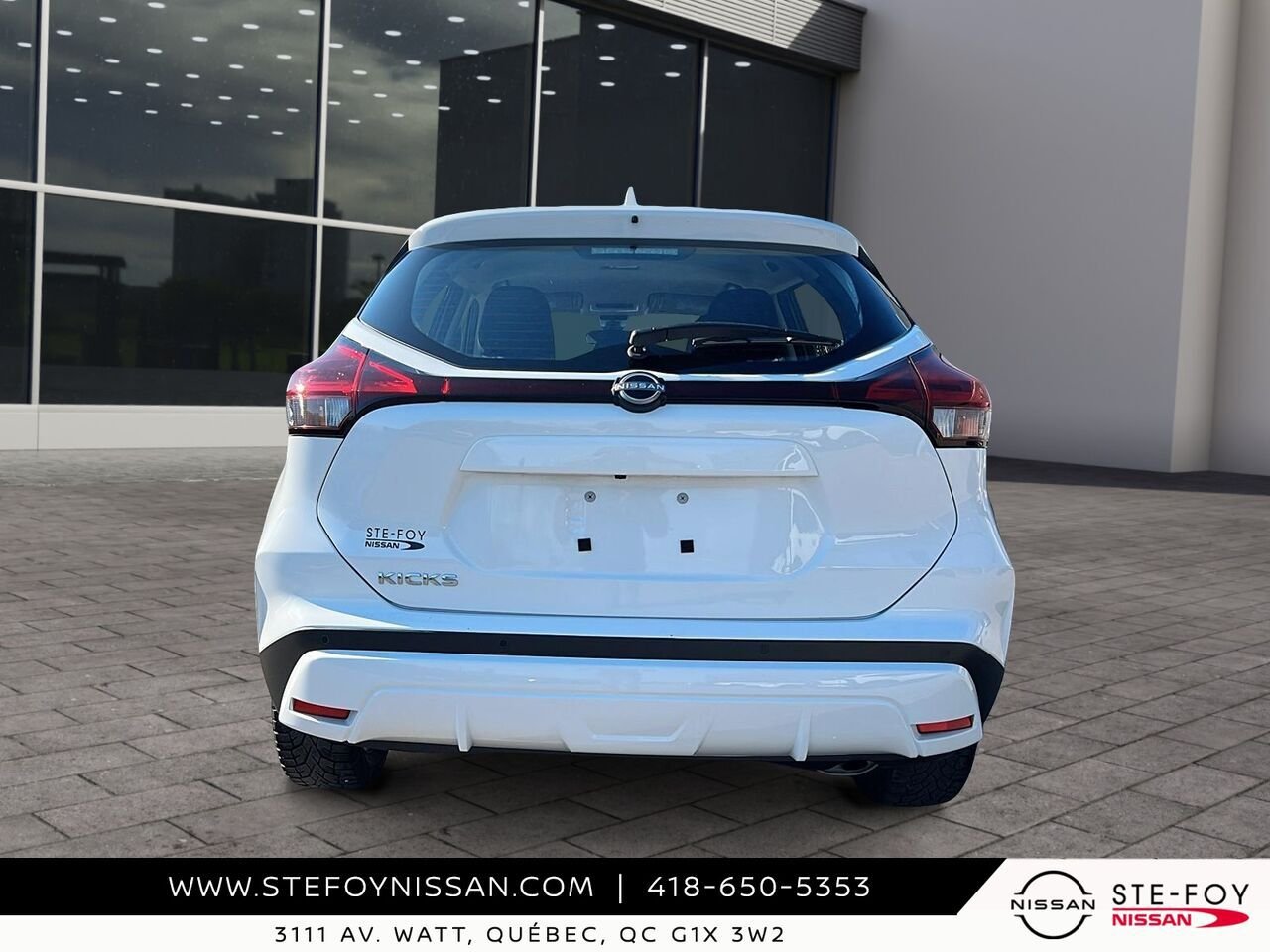 Nissan Kicks S 2024 Blanc Ste-Foy - photo #2