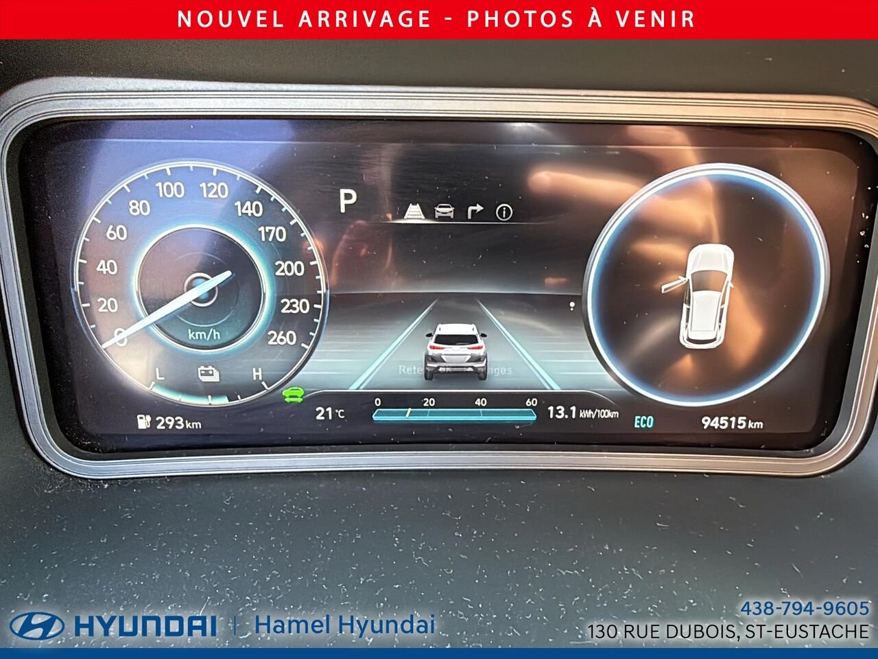 2023 Hyundai Kona Electric Black Saint-Eustache - photo #3