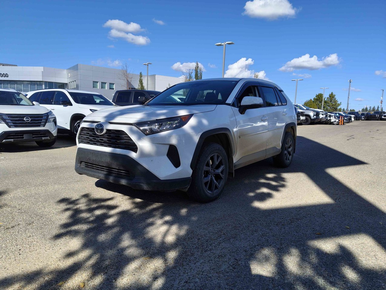 2023 Toyota RAV4 LE AWD White Sherwood Park - photo #3