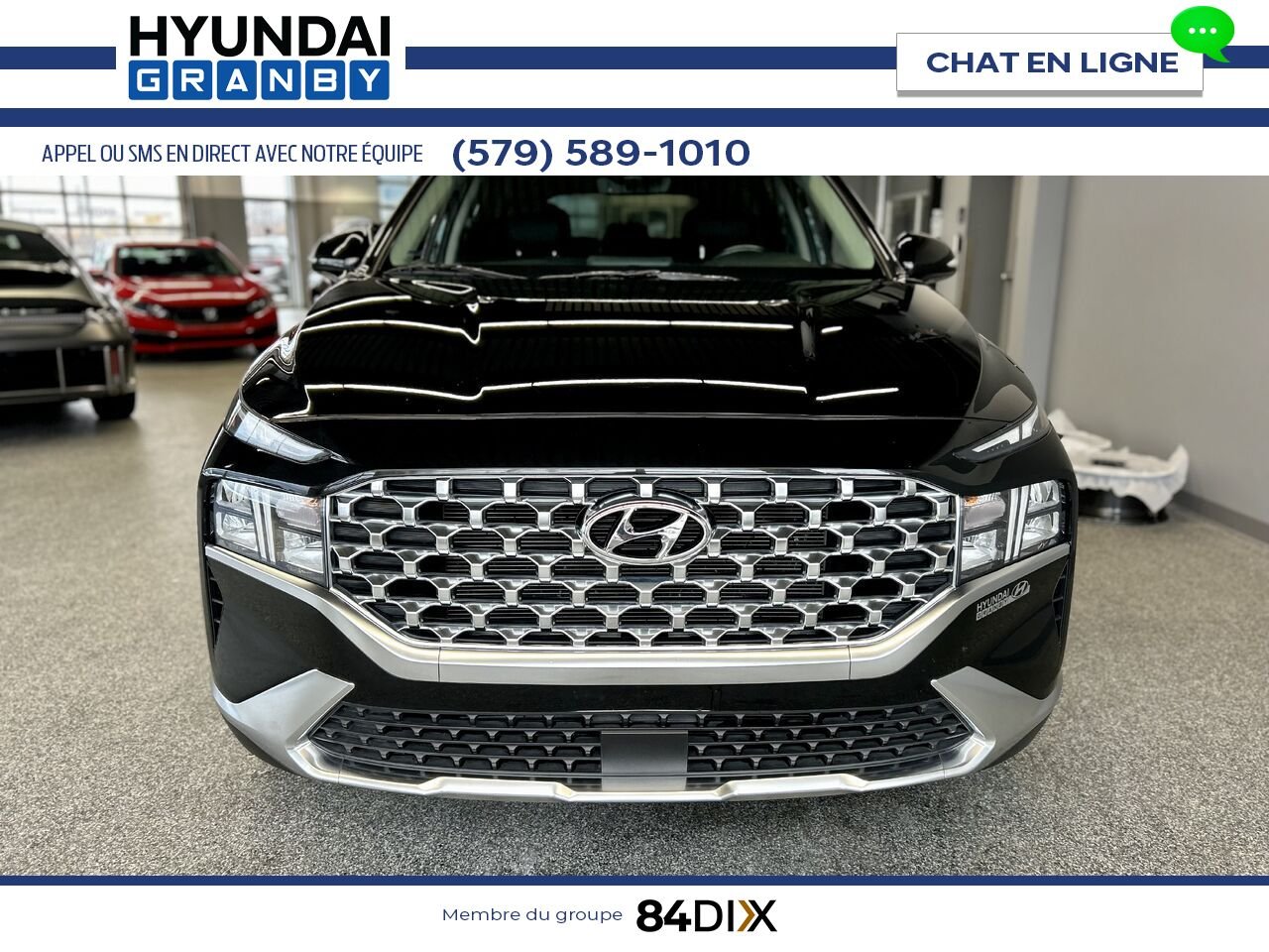 2022 Hyundai Santa Fe Black Granby - photo #2