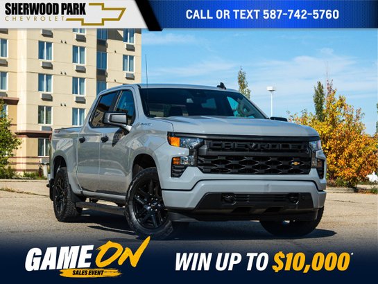 2024 Chevrolet Silverado 1500 Custom 2.7L | Running Boards Grey