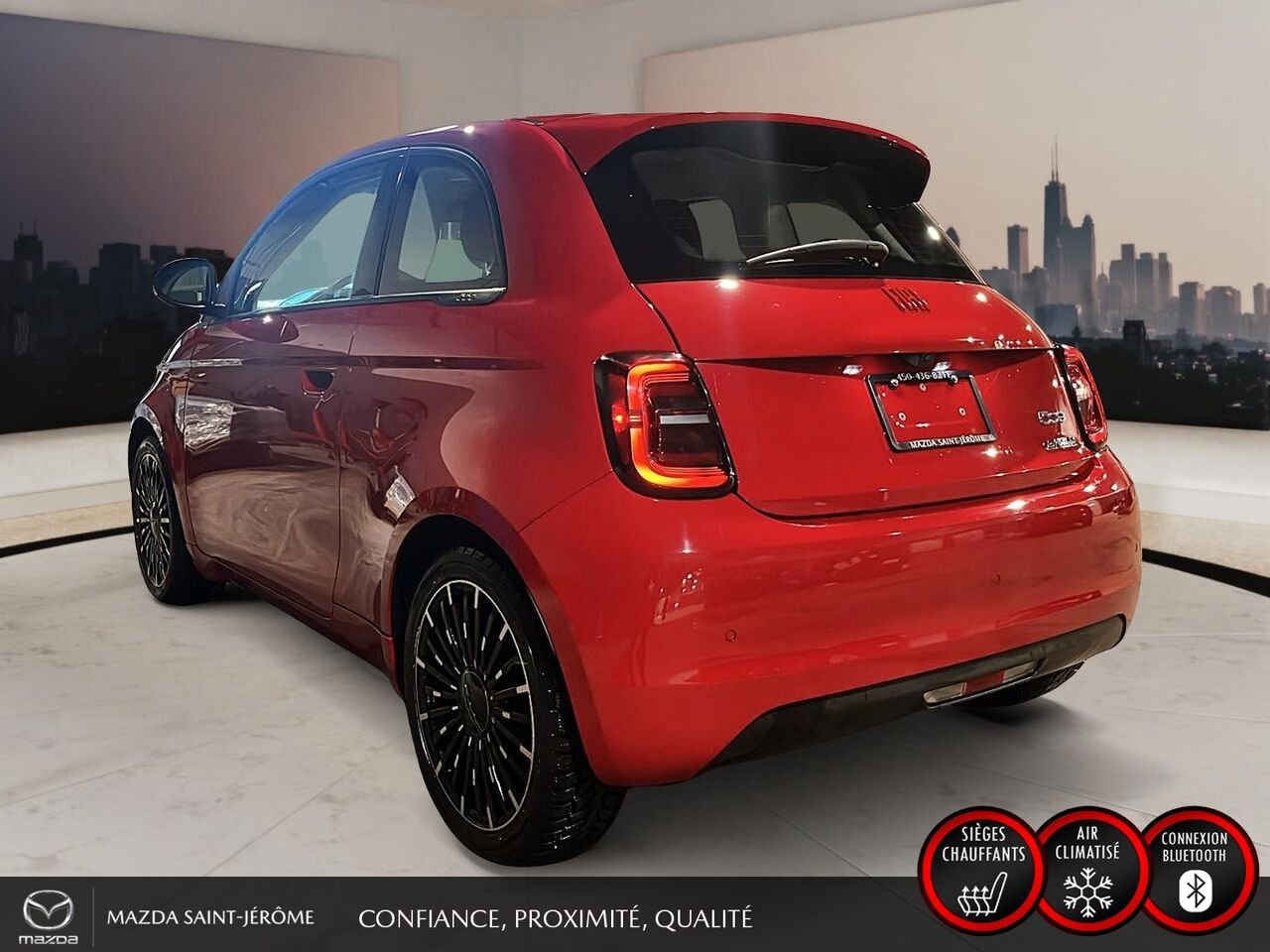 2024 FIAT 500e Édition (RED) | 100 % ÉLECTRIQUE | SEULEMENT 17 026 KM | CARFAX VIERGE Red Saint-Jérôme - photo #9