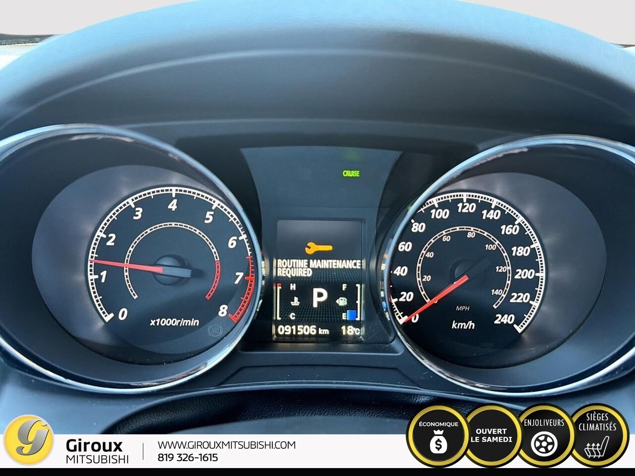Mitsubishi RVR 2019 Gris Sainte-Agathe-des-Monts - photo #12