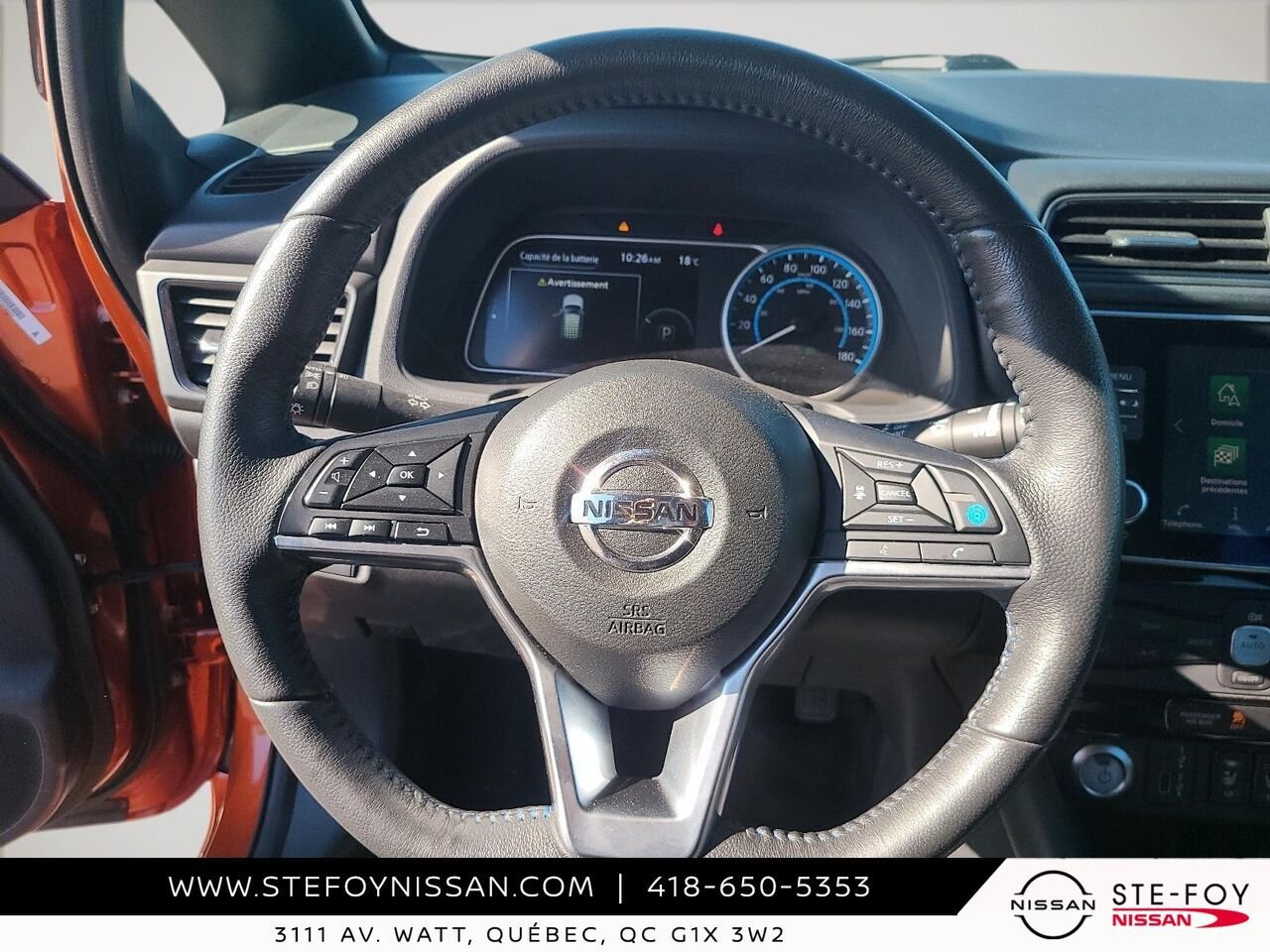 Nissan LEAF SV PLUS 2022 Orange Ste-Foy - photo #11