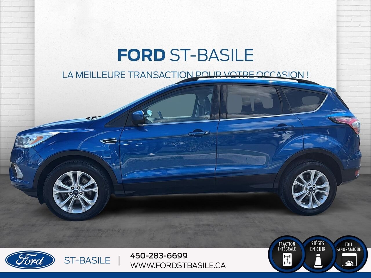 Ford Escape 2018 Bleu Saint-Basile-le-Grand - photo #2