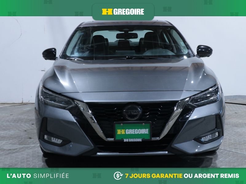 Nissan Sentra 823121 | SR AUTO A/C CUIR TOIT GR ELECT MAGS CAM RECUL VLUE 2021 Gris Laval - photo #1