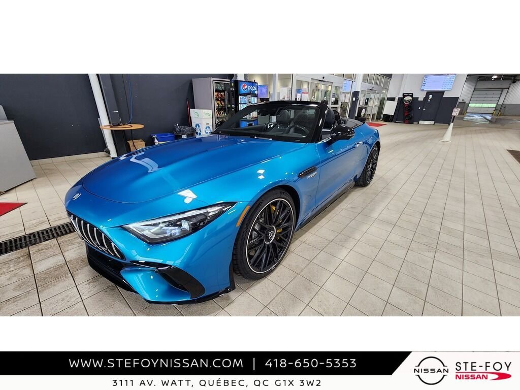 Mercedes-Benz SL-Class AMG SL 63 Roadster IMPECCABLE COMME NEUF 2023 Bleu Ste-Foy - photo #12