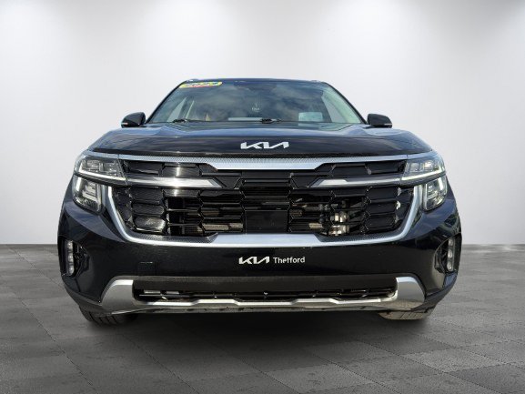 2024 Kia Seltos SX Turbo AWD INT BRUN DEMARREUR HITCH PAS ACCIDENTE Black