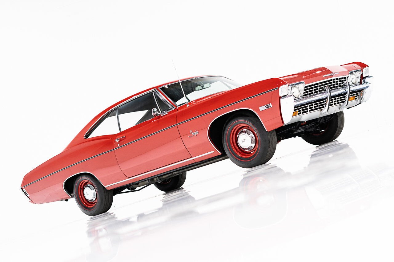 Chevrolet Impala Match N# L72 427/425 4spd 4.56gear Org Bill Of Sale | PRIX EN USD 1968 Rouge Montréal - photo #42