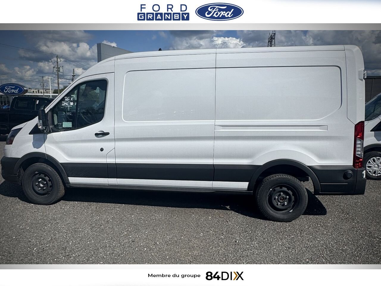 2025 Ford E-TRANSIT FOURGONNETTE UTILITAIRE White Granby - photo #4